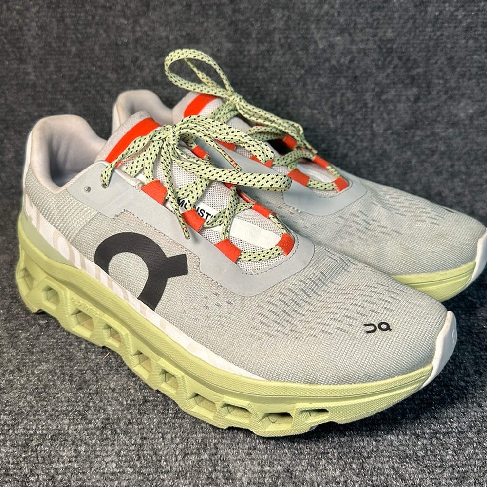 On Cloud- Cloudmonster. Womens 9.5 work a few times. Excellent Condition
